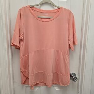 Soft Surroundings Peach Top, Sz M, Pre-owned In Excellent Condition